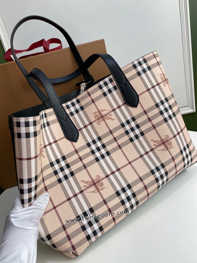 Burberry專門店新款雙面購物袋 巴寶莉功能型購物袋手提女包 yxb1527